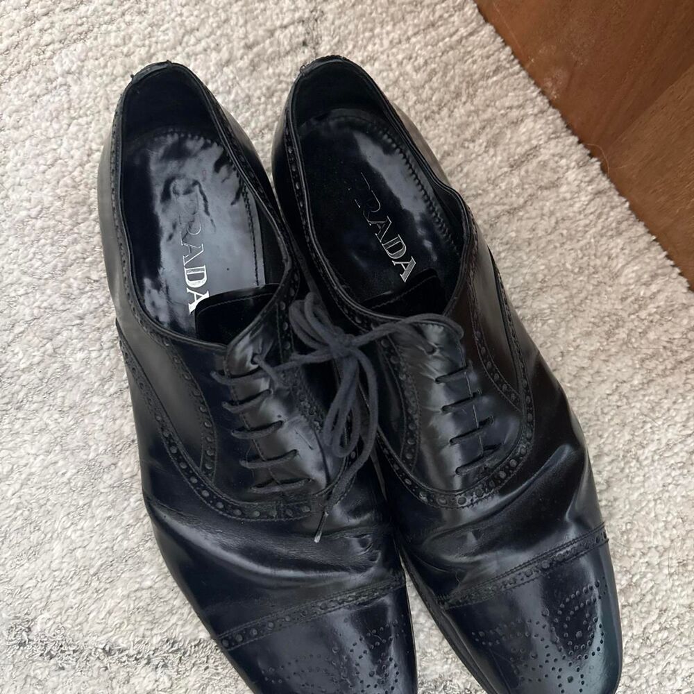 Prada Men's Black Loafers